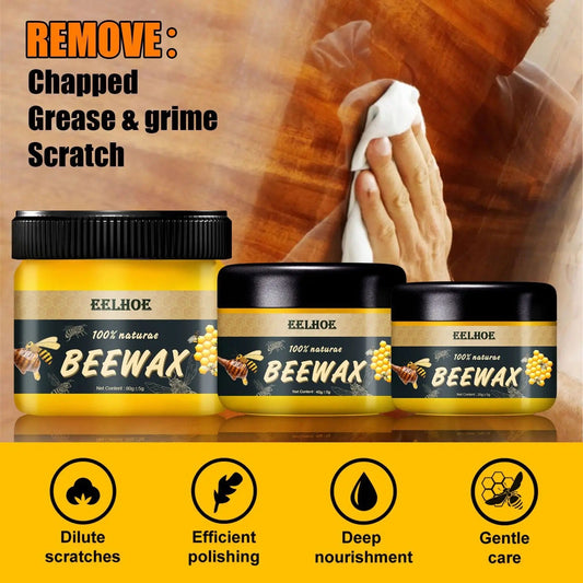 Beeswax Furniture Polish - Natural Wood Wax, 85G