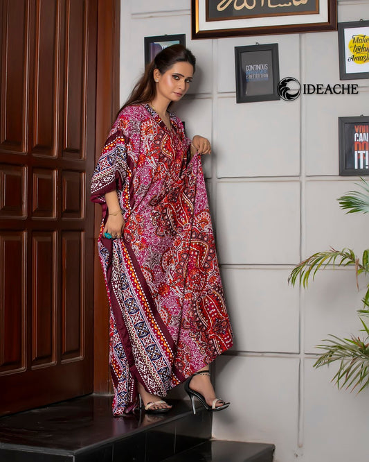 Ajrak lawn kaftan vol-2