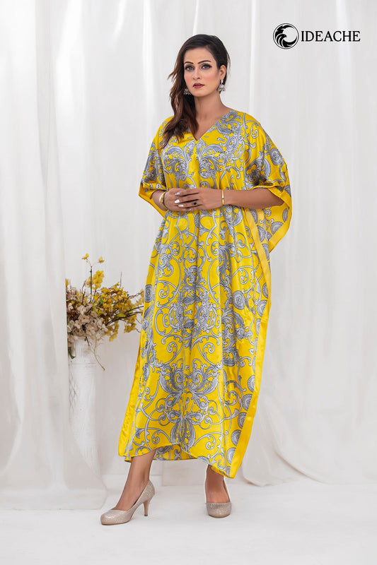 Imani Long Kaftan vol - 3 Yellow